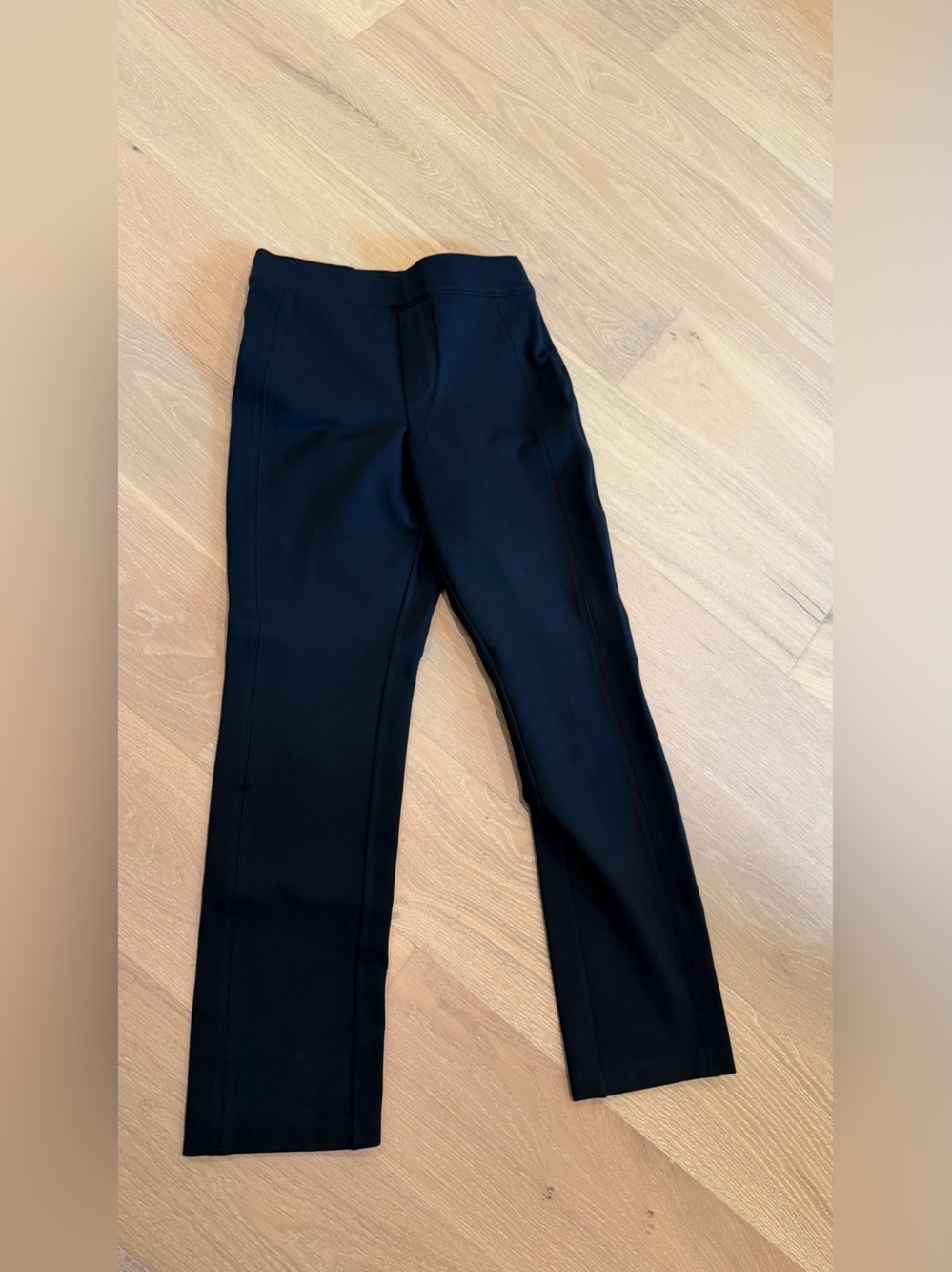 SPANX Black Cropped Ponte Ankle Pants